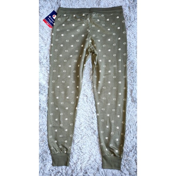 NWT Champion Women's Lounge Sleep Jogger Leggings, Olive Green, Size: Large - Picture 3 of 7